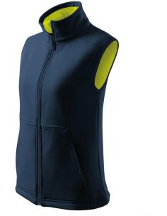 Softshellová vesta dámska Vision 516 tmavomodrá