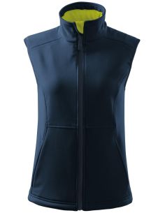 Softshellová vesta dámska Vision 516 tmavomodrá 2