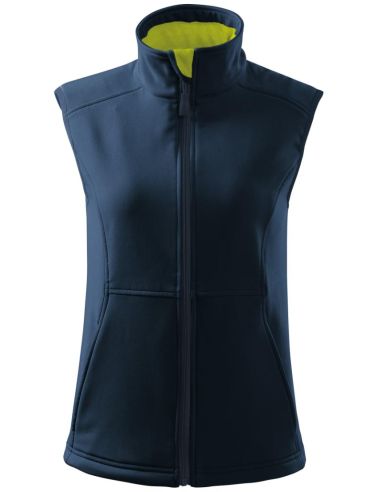Softshellová vesta dámska Vision 516 tmavomodrá