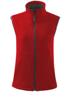 Softshellová vesta dámska Vision 516 červená 2