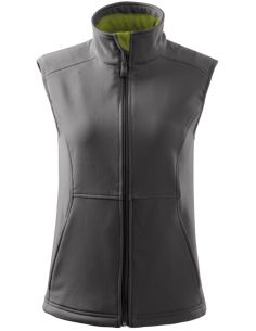 Softshellová vesta dámska Vision 516 oceľovo sivá 2