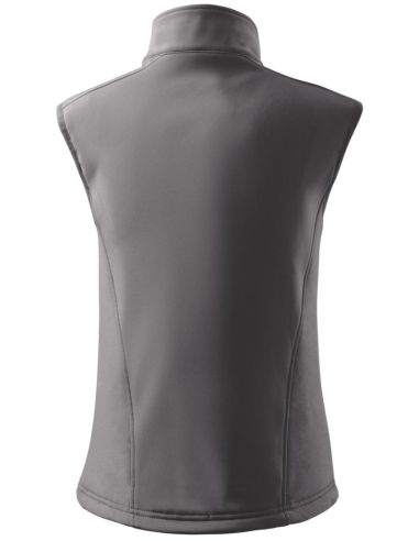 Softshellová vesta dámska Vision 516 oceľovo sivá