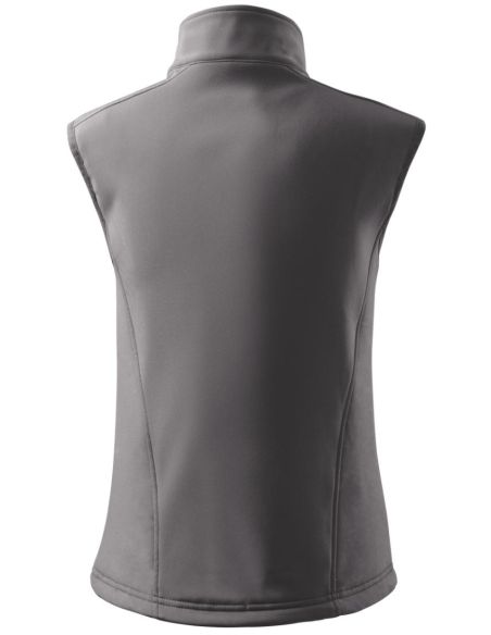 Softshellová vesta dámska Vision 516 oceľovo sivá