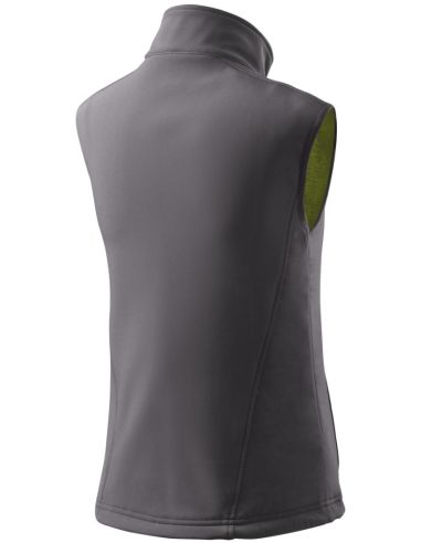 Softshellová vesta dámska Vision 516 oceľovo sivá