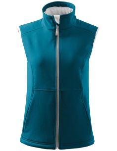Softshellová vesta dámska Vision 516 tmavý tyrkys 2