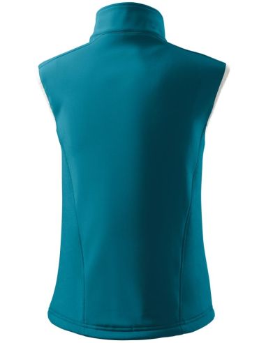 Softshellová vesta dámska Vision 516 tmavý tyrkys