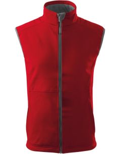 Softshellová vesta pánska Vision 517 červená 2