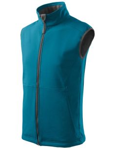 Softshellová vesta pánska Vision 517 tmavý tyrkys