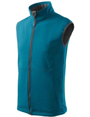Softshellová vesta pánska Vision 517 tmavý tyrkys