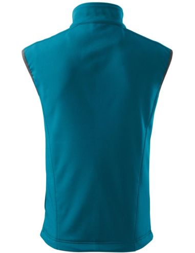 Softshellová vesta pánska Vision 517 tmavý tyrkys
