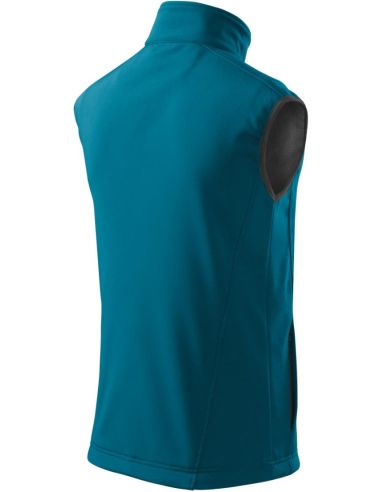 Softshellová vesta pánska Vision 517 tmavý tyrkys