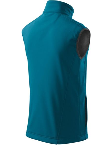 Softshellová vesta pánska Vision 517 tmavý tyrkys