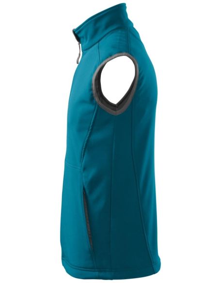 Softshellová vesta pánska Vision 517 tmavý tyrkys