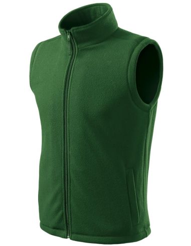 Fleece vesta unisex Next 518 fľaškovozelená