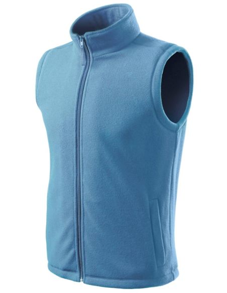Fleece vesta unisex Next 518 svetlomodrá