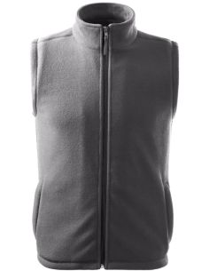 Fleece vesta unisex Next 518 oceľovo sivá