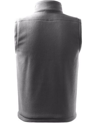 Fleece vesta unisex Next 518 oceľovo sivá