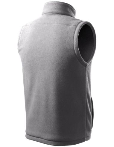 Fleece vesta unisex Next 518 oceľovo sivá