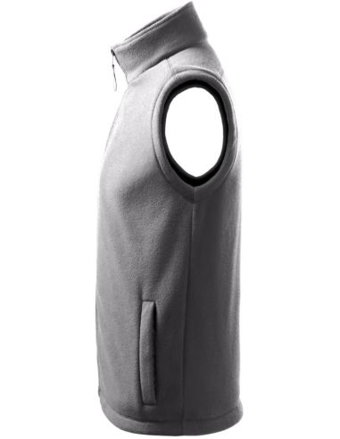 Fleece vesta unisex Next 518 oceľovo sivá