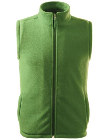 Fleece vesta unisex Next 518 hrášková zelená