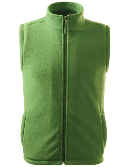 Fleece vesta unisex Next 518 hrášková zelená