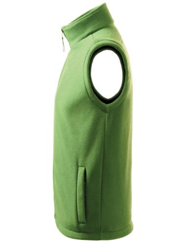 Fleece vesta unisex Next 518 hrášková zelená