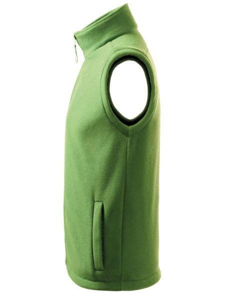 Fleece vesta unisex Next 518 hrášková zelená