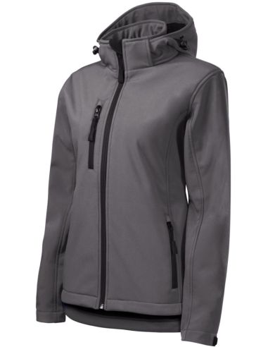 Softshellová bunda dámska Performance 521 oceľovo sivá