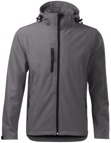 Softshellová bunda pánska Performance 522 oceľovo sivá