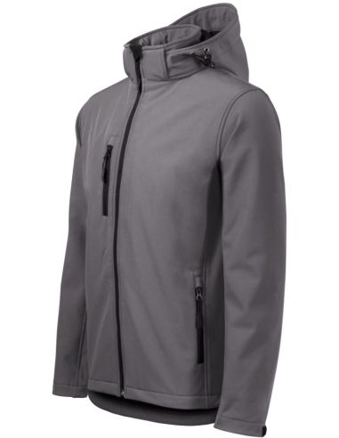 Softshellová bunda pánska Performance 522 oceľovo sivá