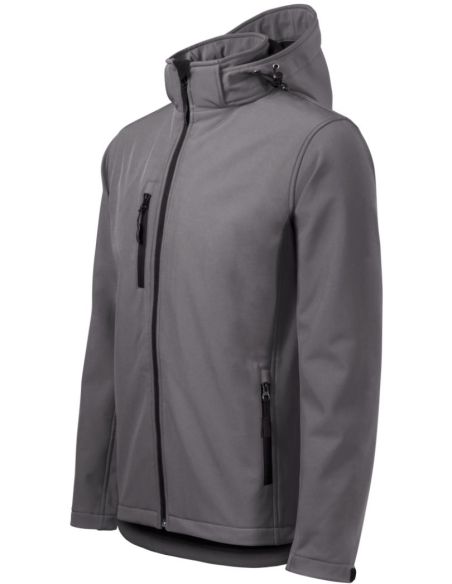 Softshellová bunda pánska Performance 522 oceľovo sivá