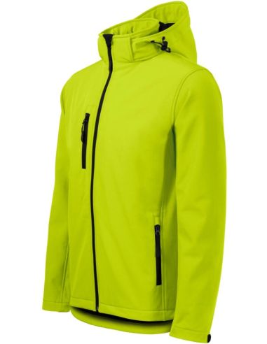 Softshellová bunda pánska Performance 522 limetková