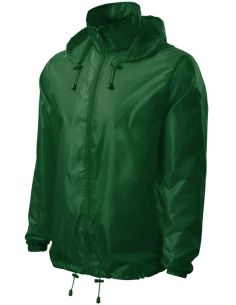 Vetrovka unisex Windy 524 fľaškovozelená