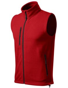 Fleece vesta unisex Exit 525 červená
