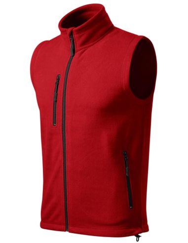 Fleece vesta unisex Exit 525 červená