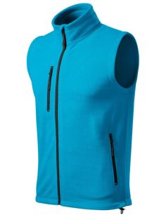 Fleece vesta unisex Exit 525 tyrkysová