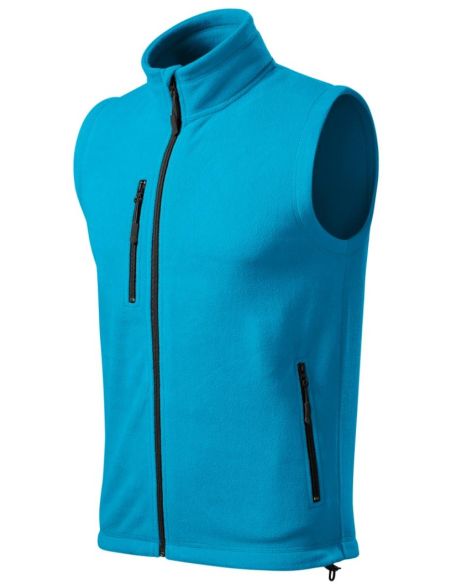Fleece vesta unisex Exit 525 tyrkysová