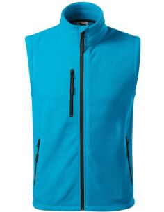 Fleece vesta unisex Exit 525 tyrkysová 2