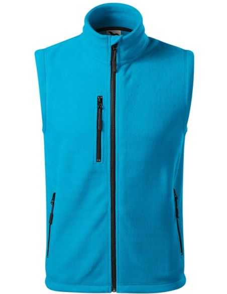 Fleece vesta unisex Exit 525 tyrkysová