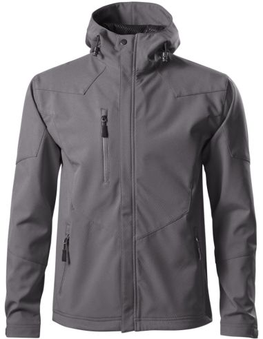 Softshellová bunda pánska Nano 531 oceľovo sivá