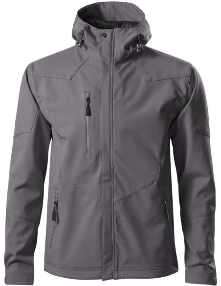 Softshellová bunda pánska Nano 531 oceľovo sivá