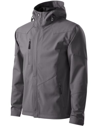 Softshellová bunda pánska Nano 531 oceľovo sivá