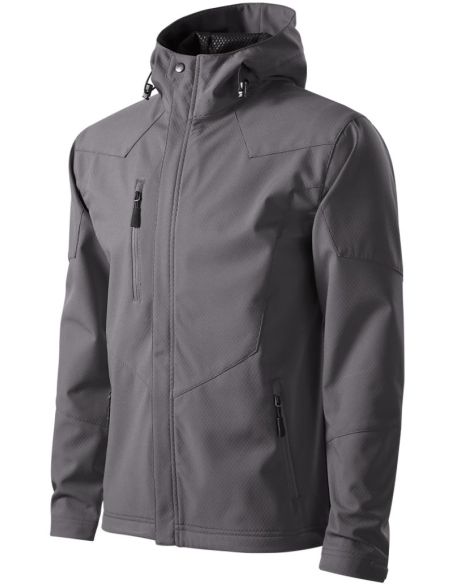 Softshellová bunda pánska Nano 531 oceľovo sivá