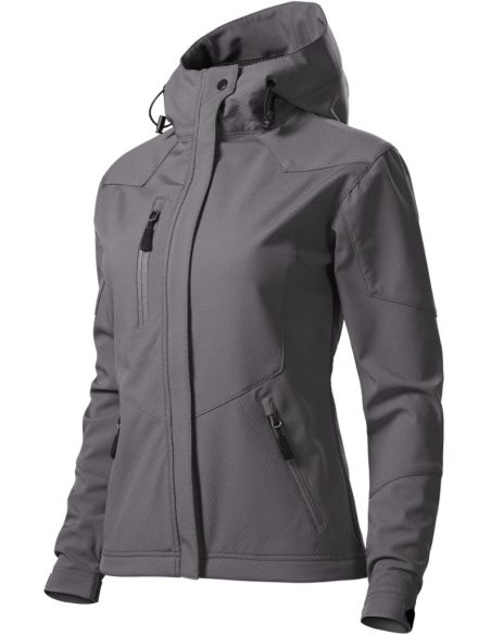 Softshellová bunda dámska Nano 532 oceľovo sivá