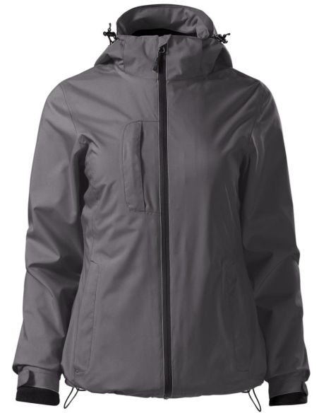 Bunda dámska Pacific 3 in 1 534 oceľovo sivá