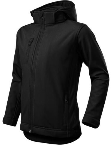 Softshellová bunda detská Performance 535 čierna