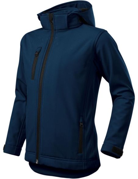 Softshellová bunda detská Performance 535 tmavomodrá