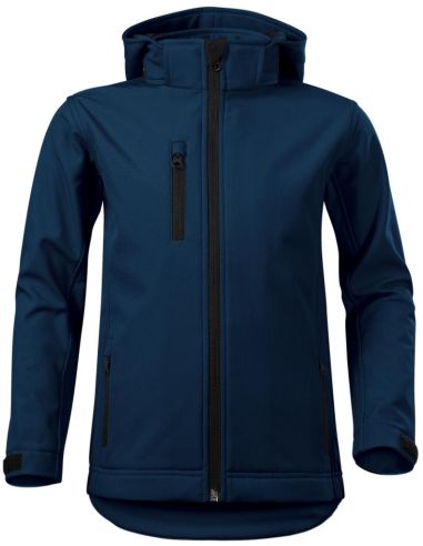 Softshellová bunda detská Performance 535 tmavomodrá