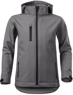 Softshellová bunda detská Performance 535 oceľovo sivá