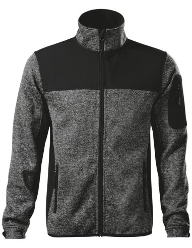 Softshellová bunda pánska Casual 550 knit gray